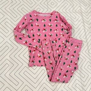 GAP Kids Pink Unicorn Holiday Pajamas